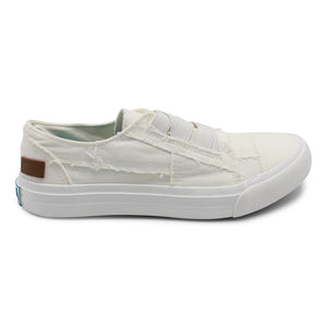 Blowfish White Color Washed Marley Sneaker