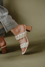 Load image into Gallery viewer, Walking Into Heaven Braided Heel (final sale)
