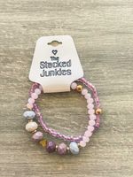 The Stacked Junkies Purple Bracelet Set