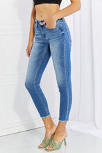Load image into Gallery viewer, VERVET Never Too Late  Raw Hem Cropped Jeans
