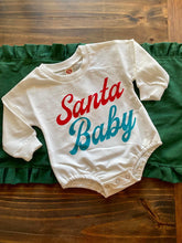 Load image into Gallery viewer, Santa Baby Bubble Romper
