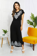 Load image into Gallery viewer, Walk In The Park Damask Midi Dress
