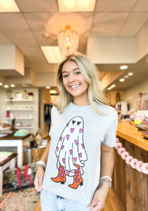 Boo In Boots Graphic Tee