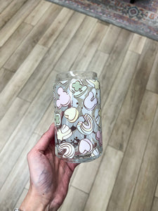 Graphic Glass Can - 16 oz