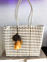 Load image into Gallery viewer, Valerosa Playera Tote- Golden Holiday
