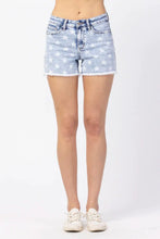 Load image into Gallery viewer, Judy Blue Star Print Cut Off Shorts (Final Sale)
