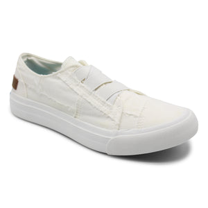 Blowfish White Color Washed Marley Sneaker