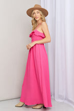 Load image into Gallery viewer, What In Carnation Shirred Sleeveless Dress
