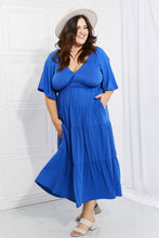 Load image into Gallery viewer, My Muse Flare Sleeve Tiered Maxi Dress
