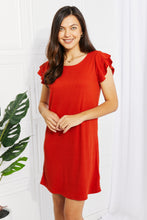 Load image into Gallery viewer, Living Life Layered Ruffle Sleeve Dress
