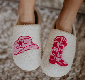 Pink Rodeo Slippers