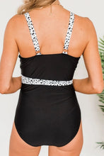 Load image into Gallery viewer, Black/Dalmation One Piece Swimsuit
