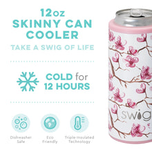Load image into Gallery viewer, Swig Cherry Blossom Skinny Can Cooler (12oz)
