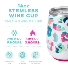 Load image into Gallery viewer, Swig Party Animal Stemless Wine Cup (14oz)
